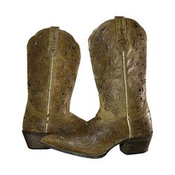MV183# Vintage Famous Brand Cowboy Boots