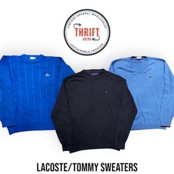 #VV642 Lacoste/Tommy Sweaters 15PCs