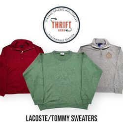 #VV649 Lacoste/Tommy Sweaters 15PCs