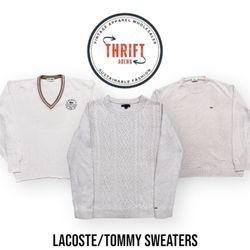 #VV650 Lacoste/Tommy Sweaters 17PCs