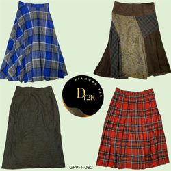 Timeless Y2K Wool Skirts (GRV-1-092)