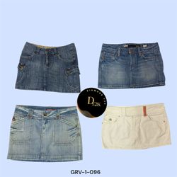 Y2K Classic Denim Mini Skirt – Ultimate Throwback ..