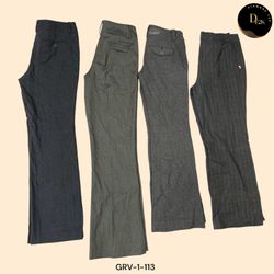 Vintage Y2K Office Pants: Sleek & Chic (GRV-1-113)