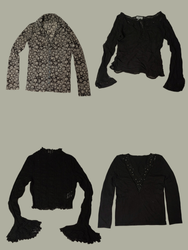 Y2K Gothic Mix tops (Ts-212)