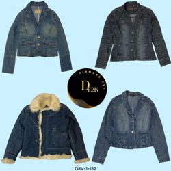 Vintage Y2K Denim Jacket - Timeless Casual Cool -Y..