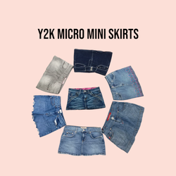Jupes mini micro Y2K