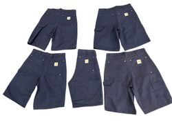 Pantaloni shorts Carhartt in stile rework.