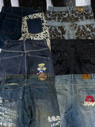 Y2K Hip Hop Baggy Jeans 20 pcs (C24)