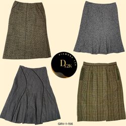 Vintage Y2K Wool Skirts: Classic & Cozy Styles (GR..