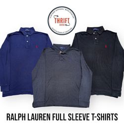 #VV664 Ralph Lauren Full Sleeve T-Shirts 11PCs