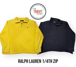 #VV666 Ralph Lauren 1/4 Zip Sweaters 6 Pcs