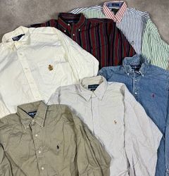 Camisas de Algodão Polo Ralph Lauren Masculinas