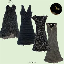 Y2K Vintage Black Polka Dot Dress - Classic Retro ..