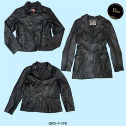 Vintage Y2K Leather Jacket – Classic & Timeless (G..