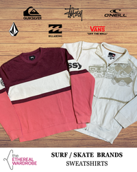 Surf and Skate Brand Sweatshirts 10pcs including S..