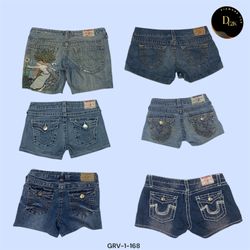 Shorts in denim True Religion vintage Y2K (GRV-1-1..