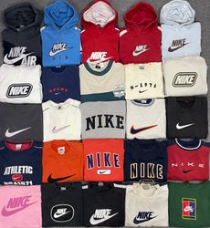 Nike vintage big embroidery sweatshirts