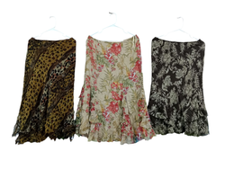 Earthy tone floral skirt - 25 Pcs - jan20/25