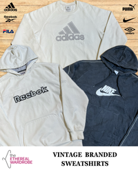 Branded Vintage Sweatshirts 20pcs including Nike, ..