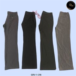 Vintage Y2K Poly Dress Pants - Chic & Sleek (GRV-1..