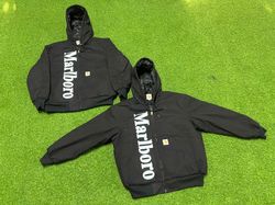 Giacca Carhartt Marlboro in stile Rework