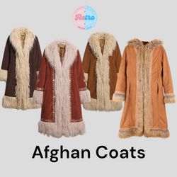 Afghan and fur coat