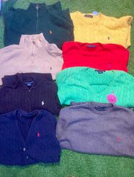 Polo Ralph Lauren cable knit&1/4zip&sweaters (C)