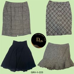 Y2K Wool Mini Skirts – Vintage Cozy Chic (GRV-1-22..