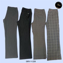 Vintage Y2K Poly Dress Pants - Classic Retro Style..