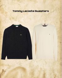 Suéteres mezclados Tommy Lacoste - 100 piezas