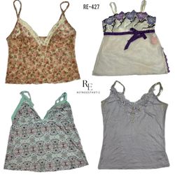 Y2K Soft Girl Cute Cami Tops (RE-427)