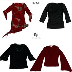 Y2K Romantic Full Sleeve Tops (RE-430)