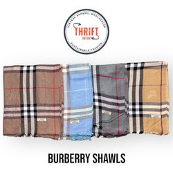 #VV712 Burberry Shawls 15PCs