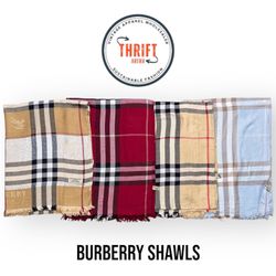 #VV713 Burberry Shawls 15PCs