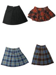 Mini & Midi Tartan skirts S-883