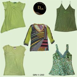 Y2K Green Poly Blouse - save the queen & more (GRV..