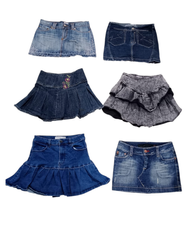 Bestseller denim Middi mini skirt - 15 pcs - jan23..