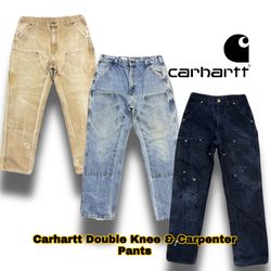 Carhartt Double Knee and Carpenter Pants