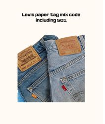 Levis paper tag including 501 -25 pcs