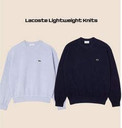 Lacoste light weight knits 50 pcs