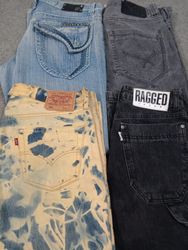 #529 Men Hiphop Baggy Jeans -13