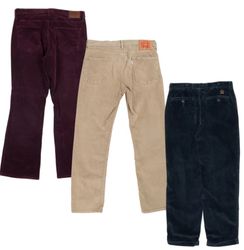 PANTALONE IN CORDUROY CON LOGO