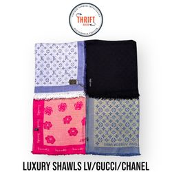 #VV721 Luxury Shawls LV/Chanel/Gucci 19PCs