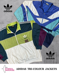 Vintage Adidas Originals Tri-Colour Jackets 10pcs