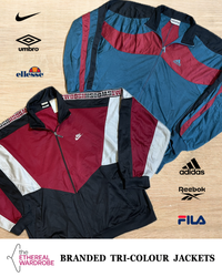 Branded Tri Colour Jackets 10pcs including Nike, A..