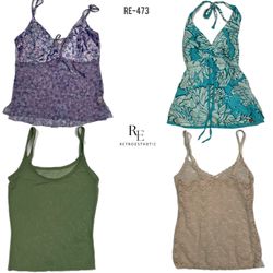 Y2K  Cute Girl Cami Tops (RE-473)