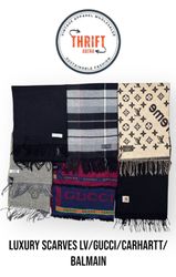 #VV727 Luxury Scarves Gucci/LV/Carhartt/Balmain 15..