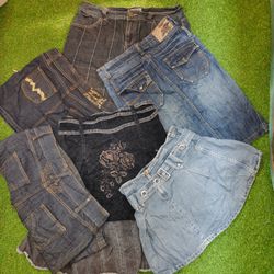 Jupes en denim Y2K 20 pièces