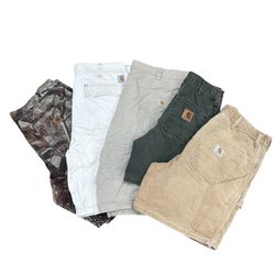 5x Carhartt shorts de menuisier (pièces exactes)