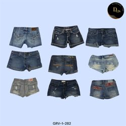 Baby Denim Mini Shorts – Y2K Nostalgia (GRV-1-282)